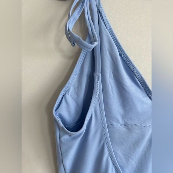 Aerie Baby Blue One-piece Swimsuit With Tie Straps - Picture 9 of 11